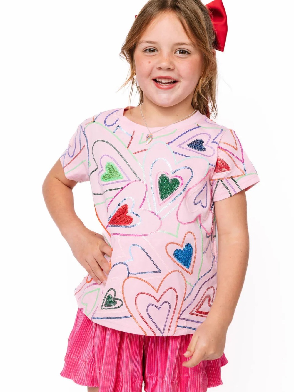 Girls' Groovy Heart Tee